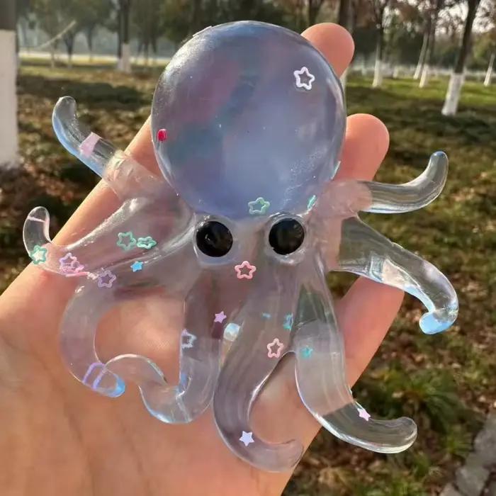 Squishy océan poulpe presser Fidget jouet Simulation soulagement du Stress jouet à rebond lent peut