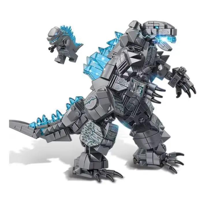 En stock jeux monstre dinosaure film série moc bloc de construction modèle jouet cus-laa cadeaux noël enfants