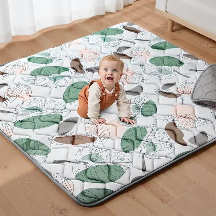 Tapis de jeu pour bébé, tapis de parc rampant, tapis de jeu en mousse épaisse et douce, tapis rampan