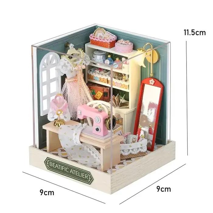 Maison de poupée Miniature en bois