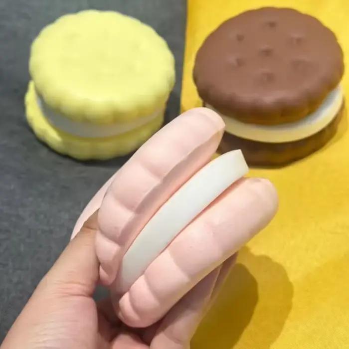 Jouet à presser de gâteau simulé Squishy