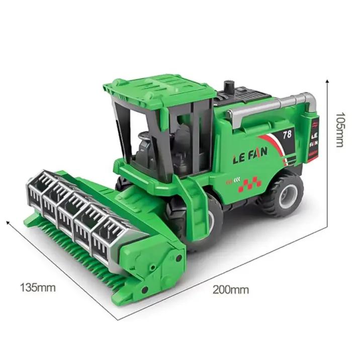 Récolteuse amusante, Simulation de ferme, tracteur, grue, chariot d'agriculteur, camion à benne basculante, compétences manuelles, ingénierie, inertie, voiture, cadeaux