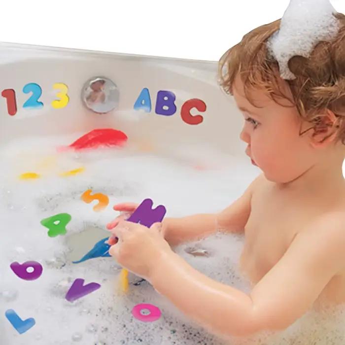 Ensemble de 36 pièces de bain en mousse flottante avec lettres et chiffres pour l'apprentissage et le jeu des enfants occasions spéciales