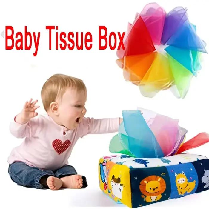 Boîtes Montessori pour bébé, jouets pour bébé, boîte à mouchoirs magique, jouet Montessori de 6 à 12