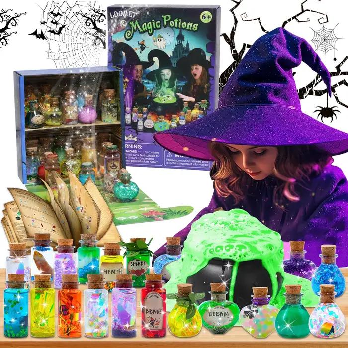 Kit de Potions magiques féeriques pour enfants, bricolage, ensemble de fabrication de Potions, bouteilles de Potion féerique, jouet artisanal, ensemble scientifique, Kits magiques