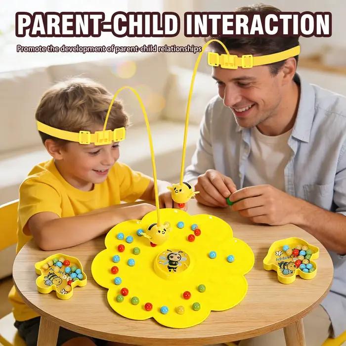 1 ensemble de jouets de jeu de société mignons en forme d'abeille