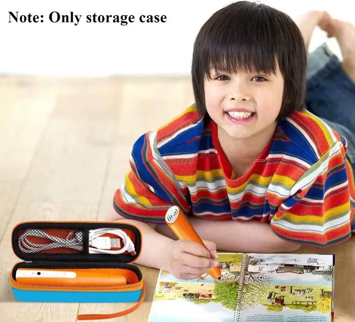 Sac de rangement Tiptoi en fibre végétale pour stylo Ravensburger, protection anti-égratignure et organisation des accessoires pour enfants, idéal pour le rangement et le transport des jouets educatifs