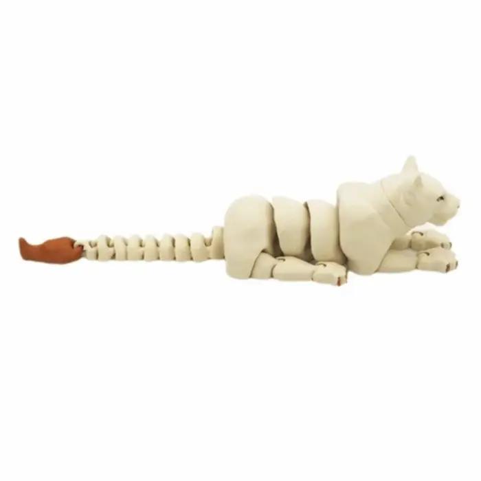 Statues de lion créatives en céramique et email à articulations mobiles pour bureau et décoration intérieure occasions spéciales