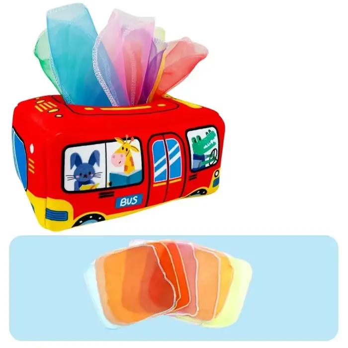 Boîtes Montessori pour bébé, jouets pour bébé, boîte à mouchoirs magique, jouet Montessori de 6 à 12