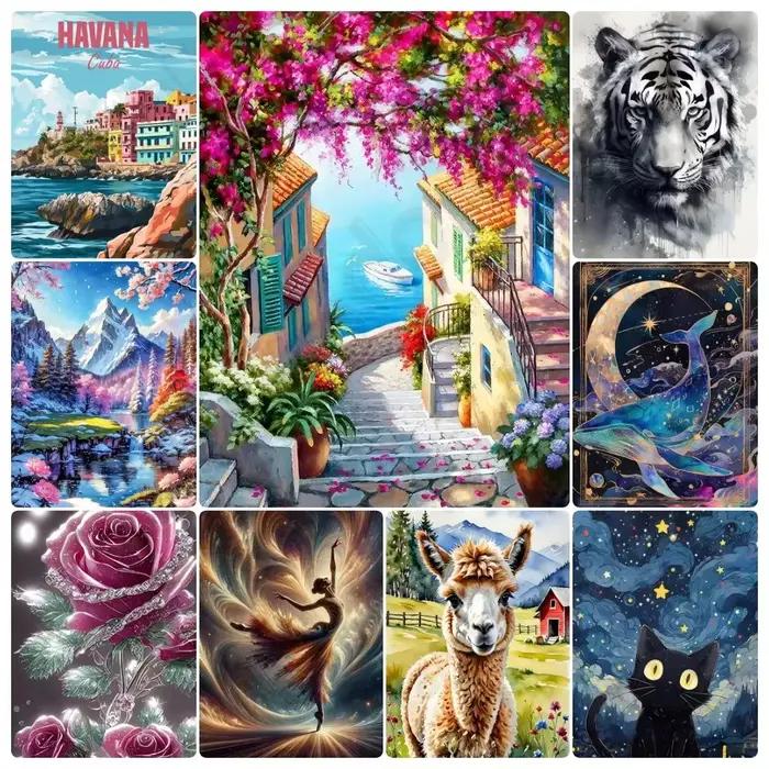Puzzles de paysages à faire soi-même pour adultes