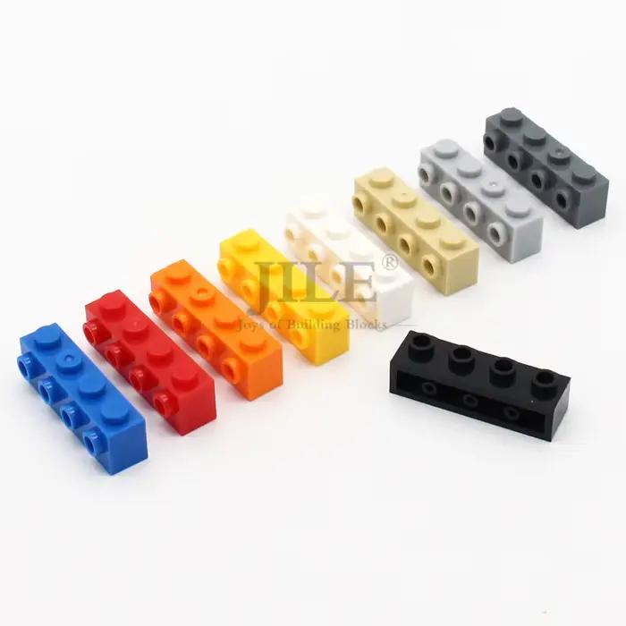 20 pièces MOC Compatible 30414 brique modifiée 1x4 avec goujons sur les blocs de Construction latéraux en vrac bricolage