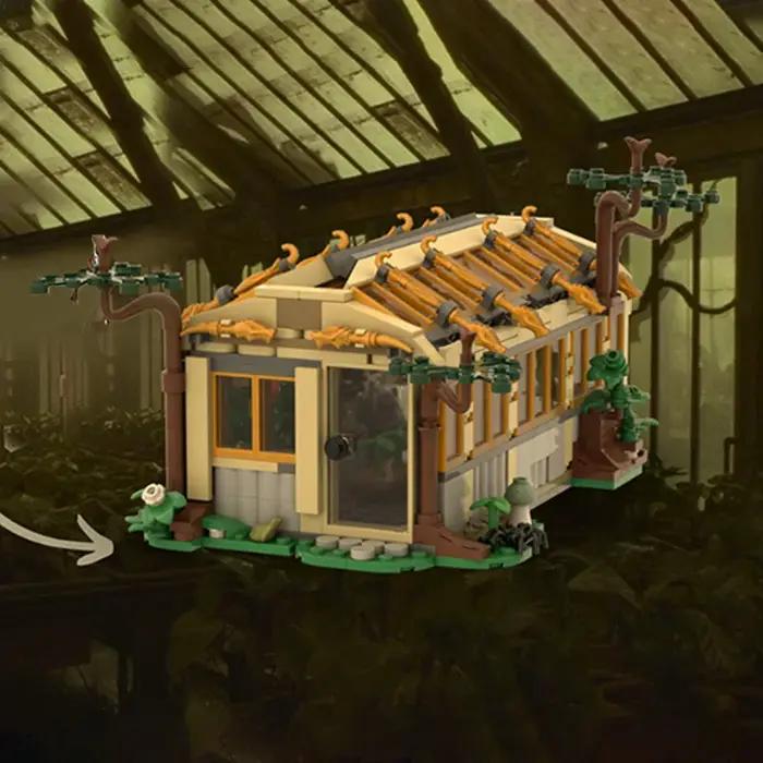 621 pièces Construction herbologie serre Expansion MOC personnaliser modèle de bloc