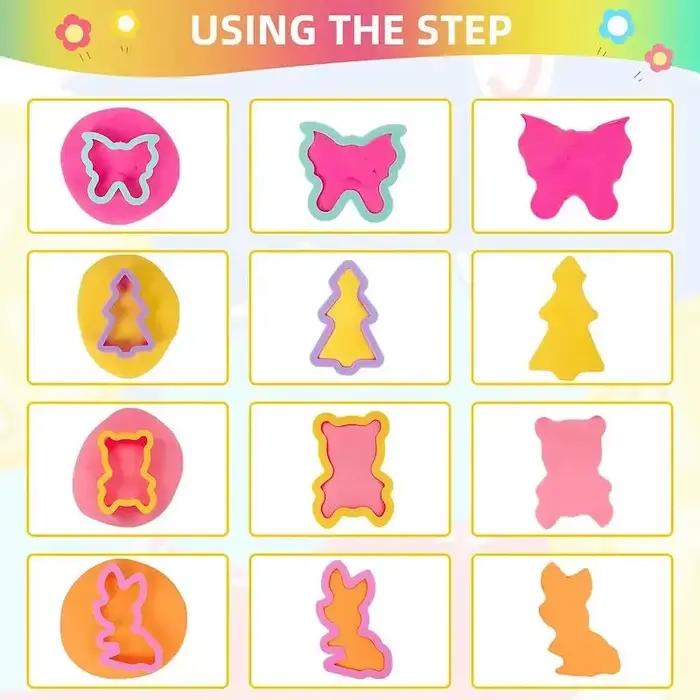 Ensemble d'accessoires pour pâte à modeler pour enfants