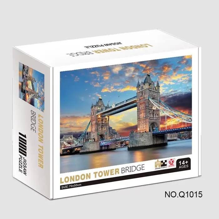 1000 pièces paysage célèbre Puzzle pour enfants adultes tour de Londres pont grand jeu
