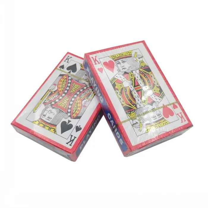 Cartes à jouer, format poker, index standard, cartes pour le Blackjack, l'Euchre, le Canasta