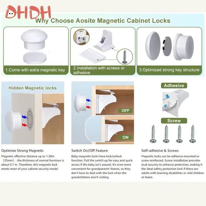 Serrure de sécurité magnétique pour bébé