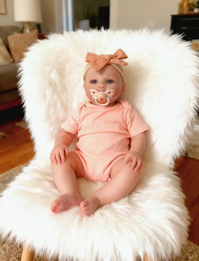 NPK 18 pouces Reborn bébé poupée prairie corps doux 100% fait à la main peau 3D avec des veines visi