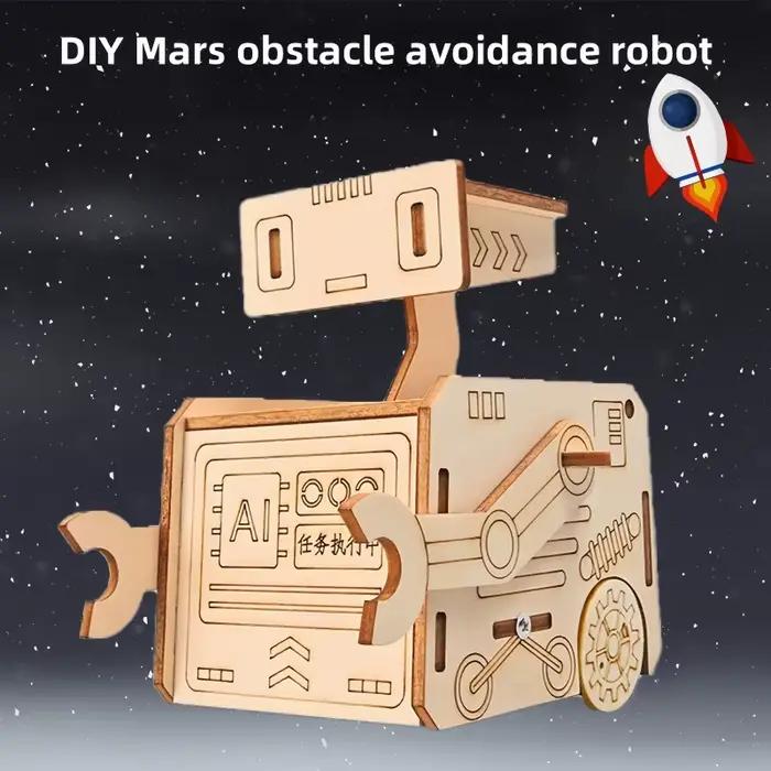 Robot jouet DIY pour éviter les obstacles sur Mars