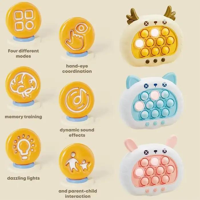 Console de Jeu Électronique Rapide et Amusant pour Enfant, Puzzle, 1 Pièce