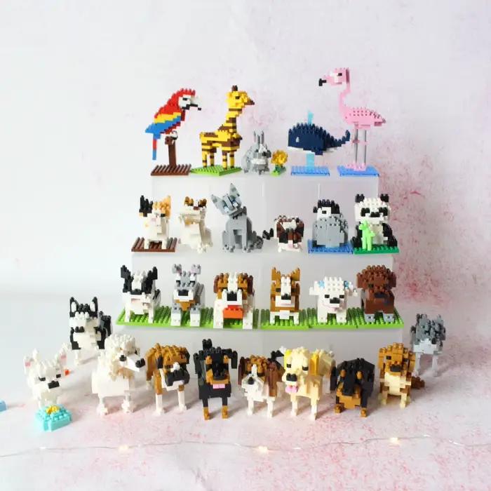 Wisehawk diamant mini blocs de construction animal jouet sac blocs de construction A1-B26 chien chat