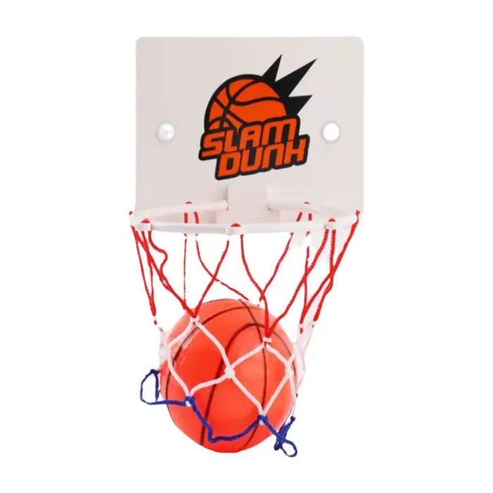 Panier de basket à ventouse avec 2 ballons, panier de basket d'intérieur pour l'entraînement, panier de basket pour la maison et le salon 