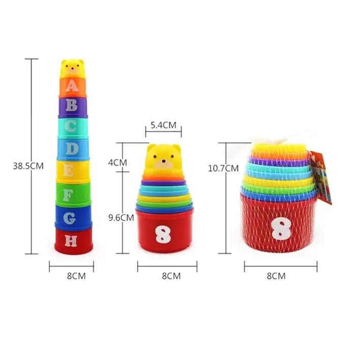 Jeu d'empilage tasse enfants jeu de société main vitesse compétition pli