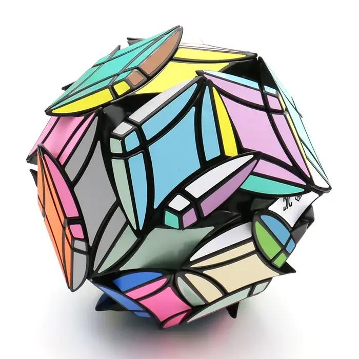 Xplore Junction Kairis Puzzles CurFaTRhoTri Clover Black Magic Cube Twisty Puzzle Jeu de réflexion pour adolescents et adultes