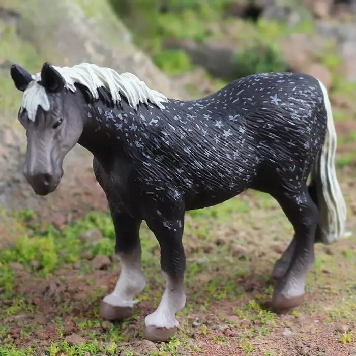 Dernière ferme réaliste la clôture Animal cheval cavalier modèle Appaloosa hanovre