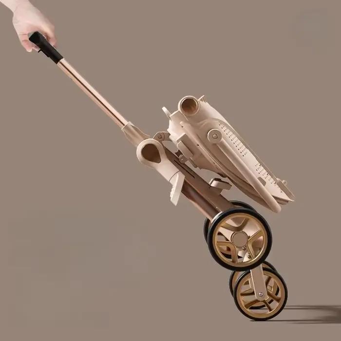 Poussette haute vue légère pour bébé