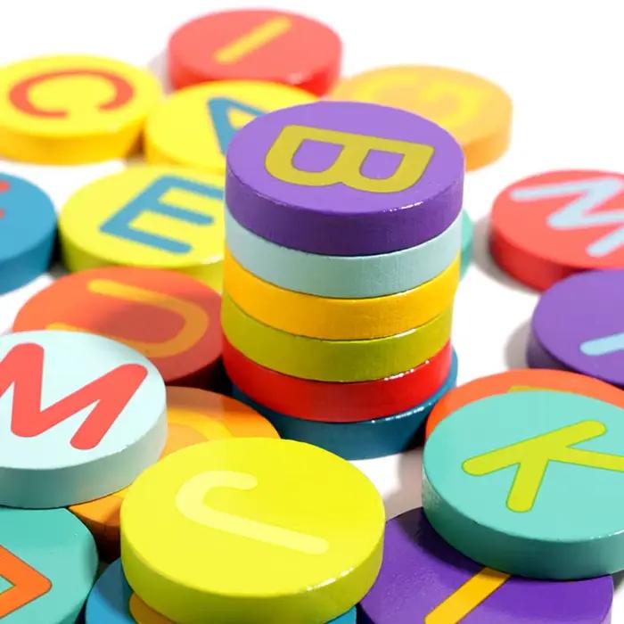Lettre d'escargot Cognition mot orthographe carte assortie lettres d'animaux éducation apprentissage jouets éducatifs pour enfants jeu de Table
