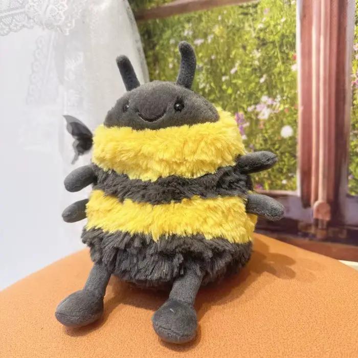 Jouet en peluche d'éléphant Albee Bee super doux câlin mignon apaisant pour enfants cadeau naissance baptême anniversaire réconfort occasions spéciales