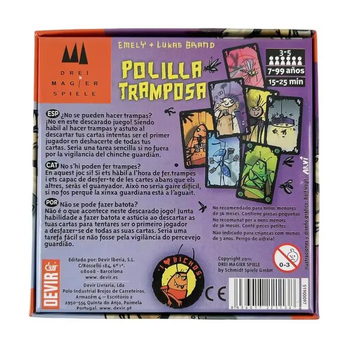 Jeu de société Mogel Motte Polilla Cards Animal Nature Stratégie Cartes Collectionneur Occasions Spéciales