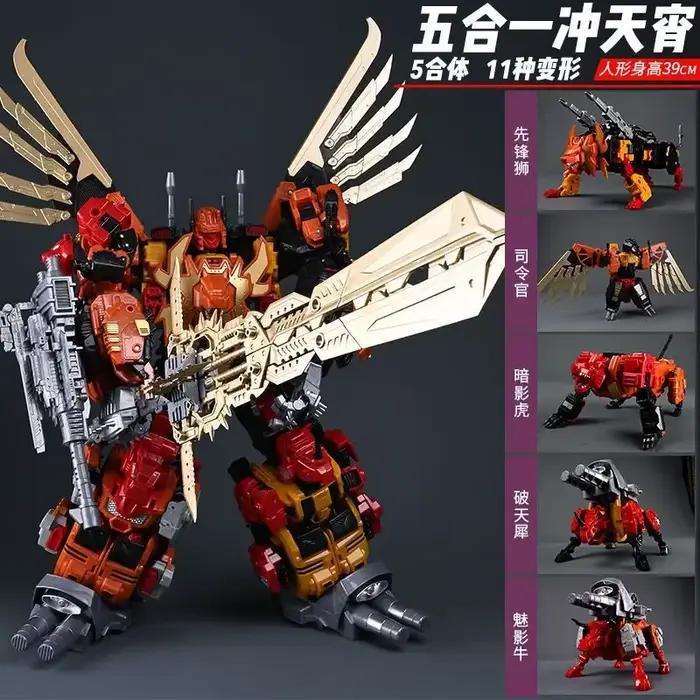 NBK dévastateur Transformation jouet combiner Robot JINBAO prédateur Bruticus BMB Volcanicus Computron figurines Action modèle déformé