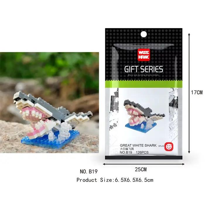 Wisehawk diamant mini blocs de construction animal jouet sac blocs de construction A1-B26 chien chat