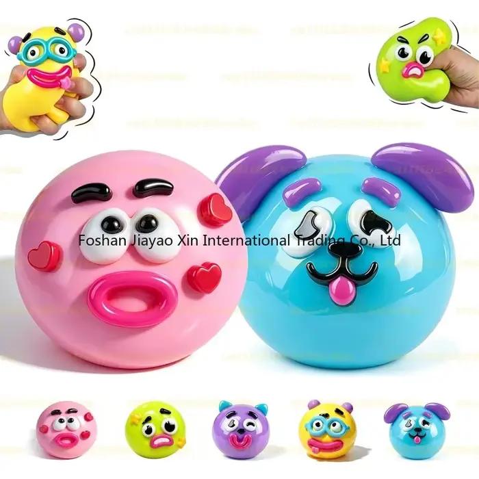 Nouveauté 2026 Smushers Squishy, Jouet Squishy Curiosities Dog Face Swap, Jouet à presser mignon, doux, malléable, à remontée lente, sensoriel et relaxant