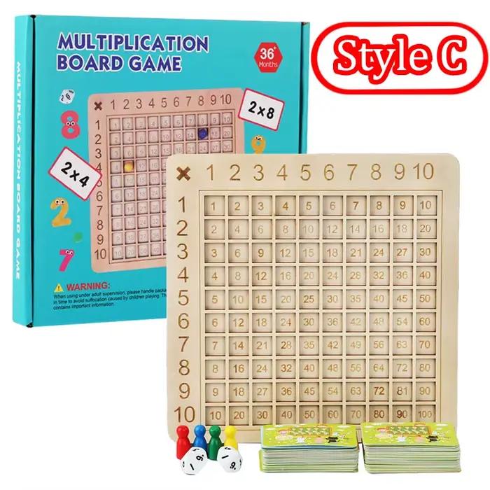 Planche d'apprentissage des maths Montessori pour enfant, jouets multi-rôle et synchronisation d'ari