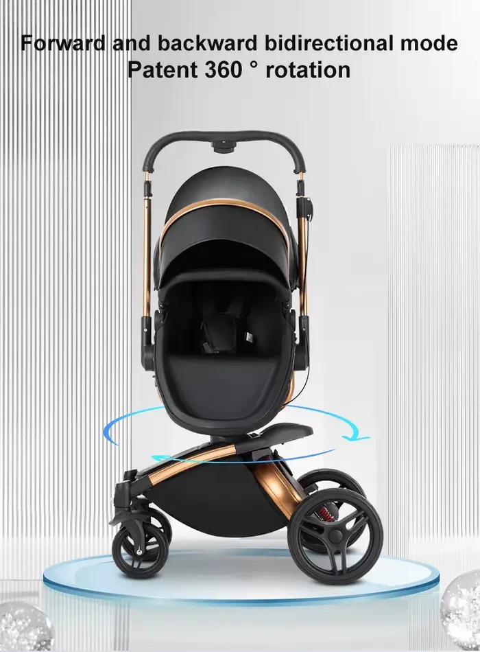 Poussette bébé voiture pour landau pour nouveau-né bébé accessoires bébé Buggy infantile 3 en 1 pous