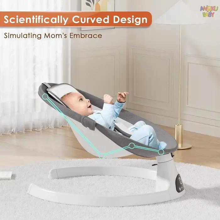 Balançoire électrique pour bébé avec jouets