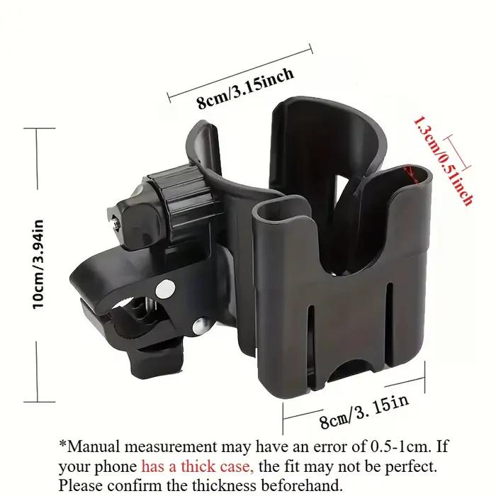 Porte-gobelet universel pour poussette support de téléphone fauteuil roulant accessoire bébé occasions spéciales sorties quotidiennes et voyages en famille