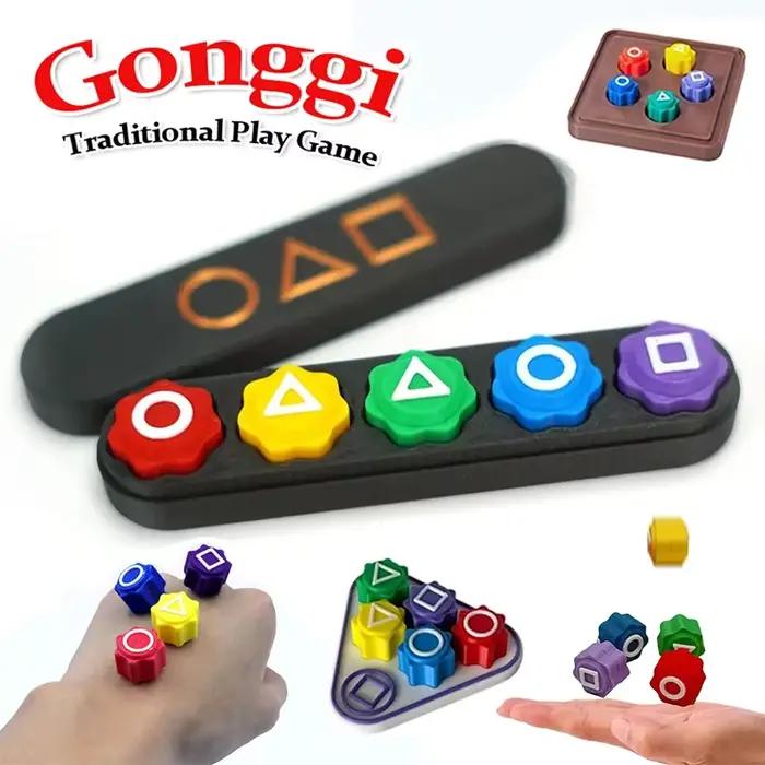 Jeu de lancer traditionnel coréen Gonggi, lancer de calmar Gonggi