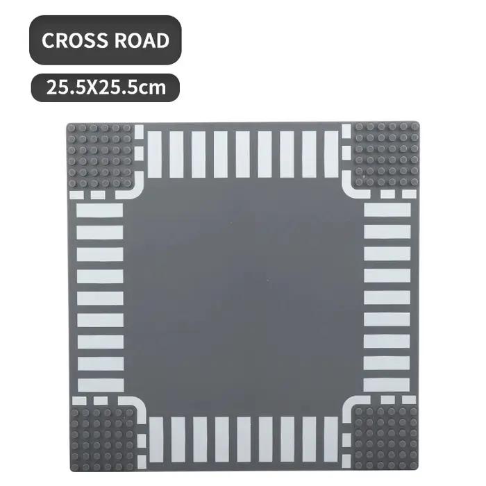 1 pièce Plaque de base routière urbaine 32*32 pour la construction de figurines et de blocs