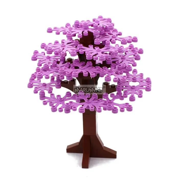 MARUMINE 90 pièces Ensembles de briques de construction en forme d'arbres Blocs MOC Plantes Naturell