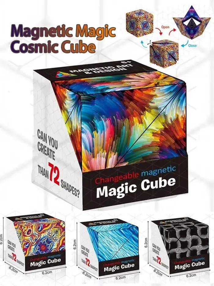 Carré magique magnétique modifiable de rêve 3D, jeu de Puzzle à géométrie infinie, jouet anti-stress, cadeau d'anniversaire pour enfants