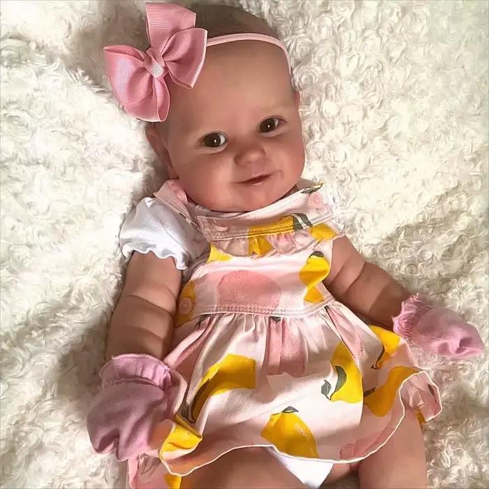 Miaio Kit de poupée bébé Reborn vierge corps en vinyle 20/24 pouces Maddie non peint pièces de poupé