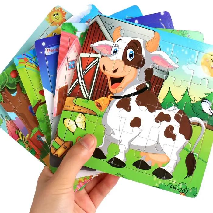 Nouveau puzzle en bois 3D de 20 pièces