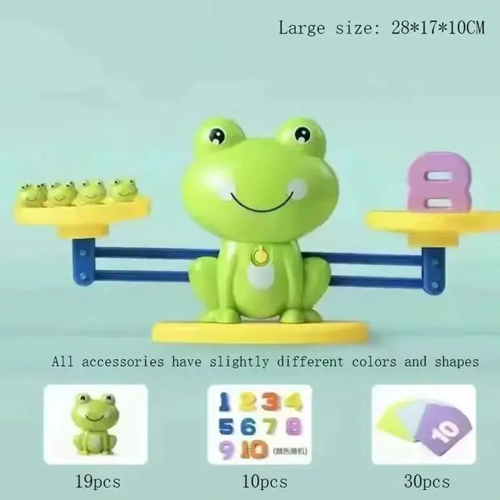 Jeu d'équilibre de grenouille numérique pour enfants développement de l'intelligence formation à la pensée logique cognitive pour enfants éducation précoce occaions spéciales et familles