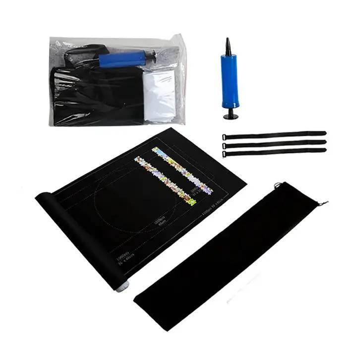 Tapis de puzzle en feutre pour joueurs unisexes, couleurs variées, espace de jeu confortable pour assembler jusqu'à 1500 pièces, puzzle standard, occasions familiales et événements spéciaux