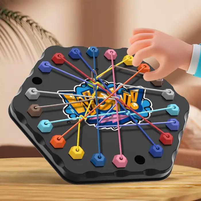 Jeu de société Puzzle avec nœuds en corde pour enfants