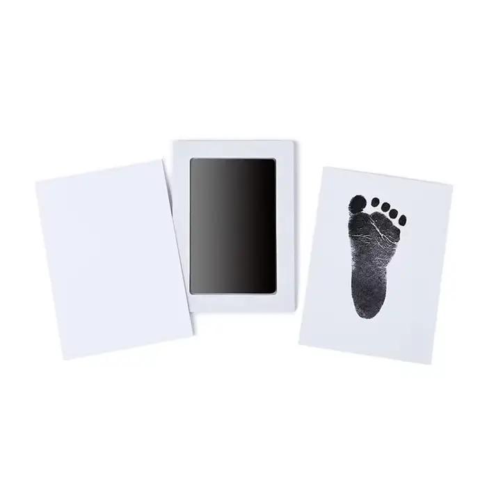 Kit de bricolage pour nouveau-né, tampons encreurs, cadre Photo, empreintes de mains, accessoires So