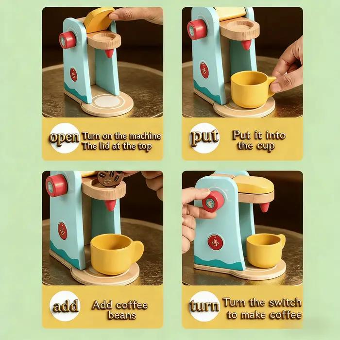 Ensemble d'accessoires de cuisine pour enfants : Aliments de jeu réalistes et jouets